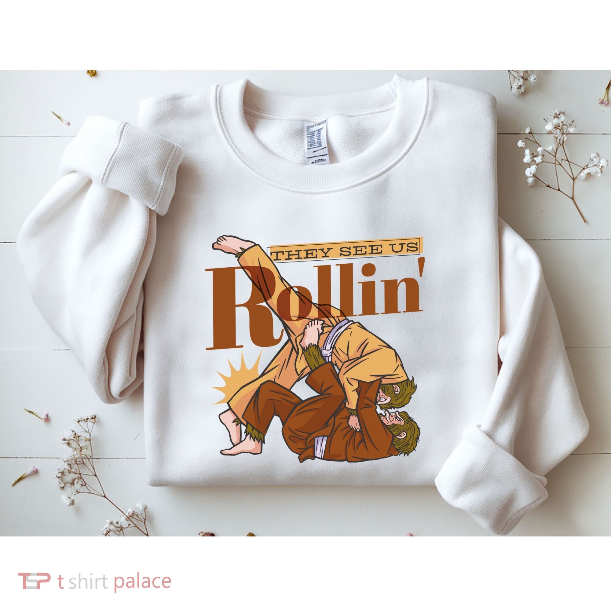 They See Us Rollin Big Foot Martial Arts Sweatshirt