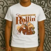 They See Us Rollin Big Foot Martial Arts T-Shirt thumb 3