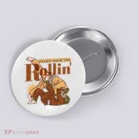 They See Us Rollin Big Foot Martial Arts Button thumb 0