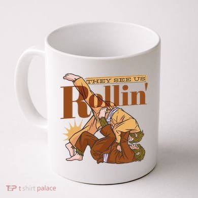 They See Us Rollin Big Foot Martial Arts Coffee Mug