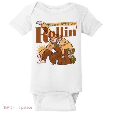 They See Us Rollin Big Foot Martial Arts Baby Bodysuit