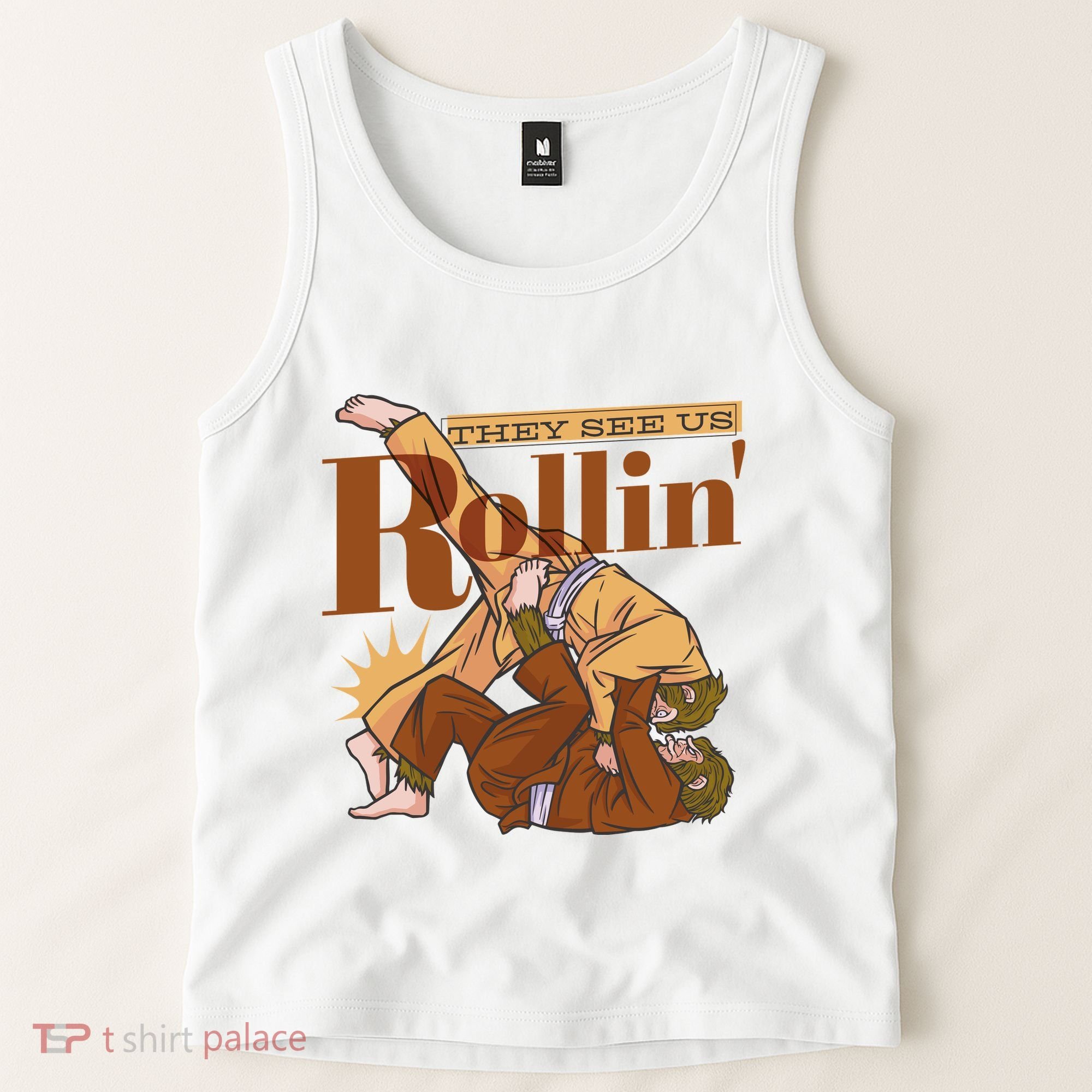 They See Us Rollin Big Foot Martial Arts Tank Top
