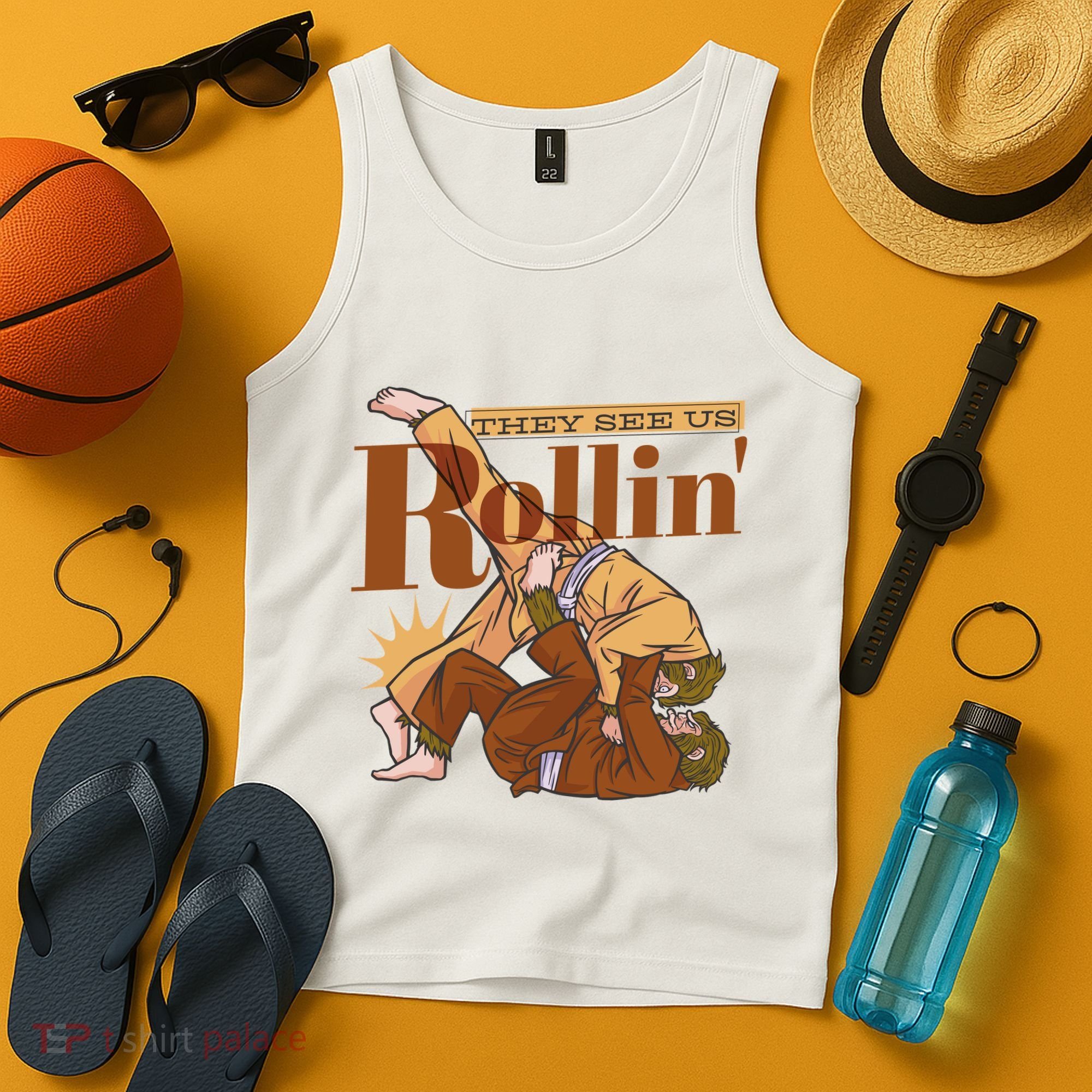 They See Us Rollin Big Foot Martial Arts Tank Top
