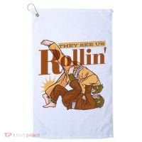 They See Us Rollin Big Foot Martial Arts Golf Towel thumb 0