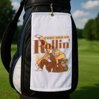 They See Us Rollin Big Foot Martial Arts Golf Towel thumb 2