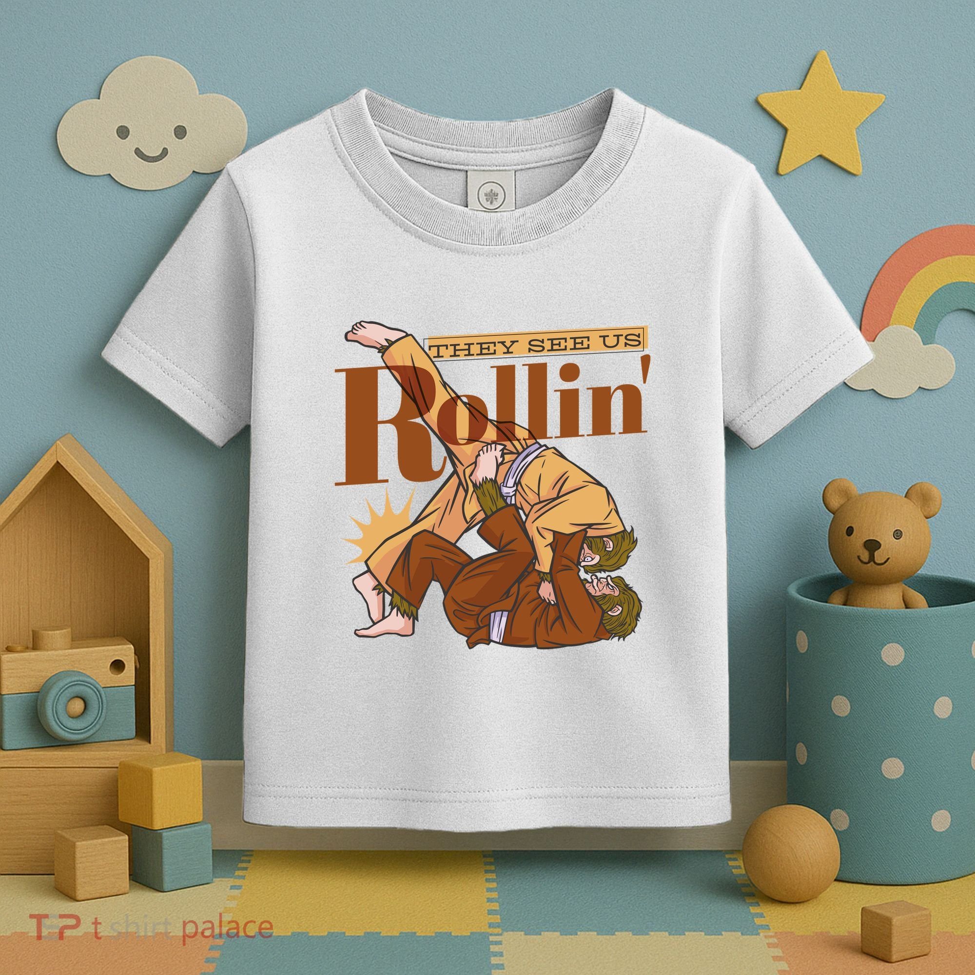 They See Us Rollin Big Foot Martial Arts Toddler T-Shirt