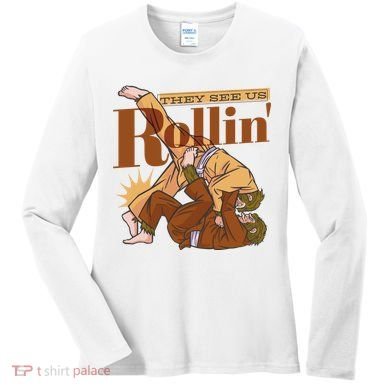 They See Us Rollin Big Foot Martial Arts Women's Long Sleeve Shirt