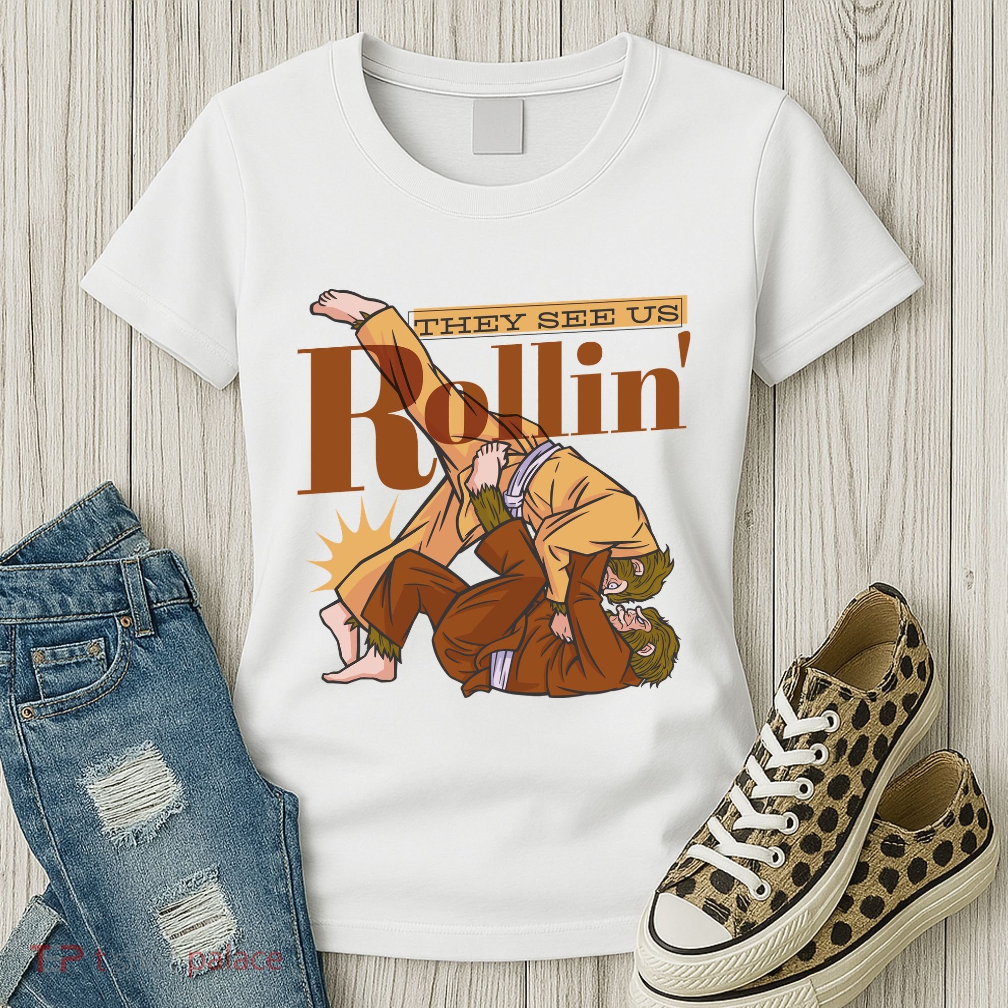 They See Us Rollin Big Foot Martial Arts Women's T-Shirt