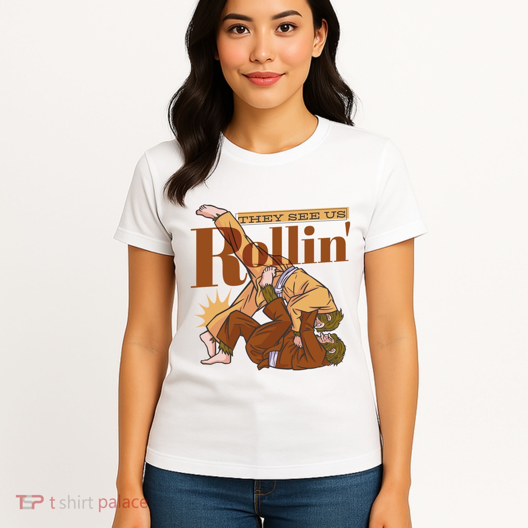 They See Us Rollin Big Foot Martial Arts Women's T-Shirt