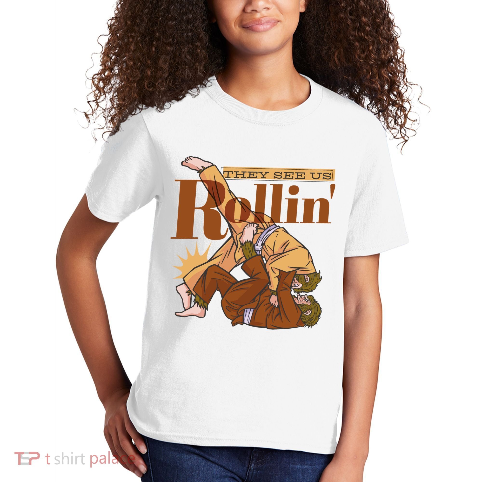 They See Us Rollin Big Foot Martial Arts Kids T-Shirt