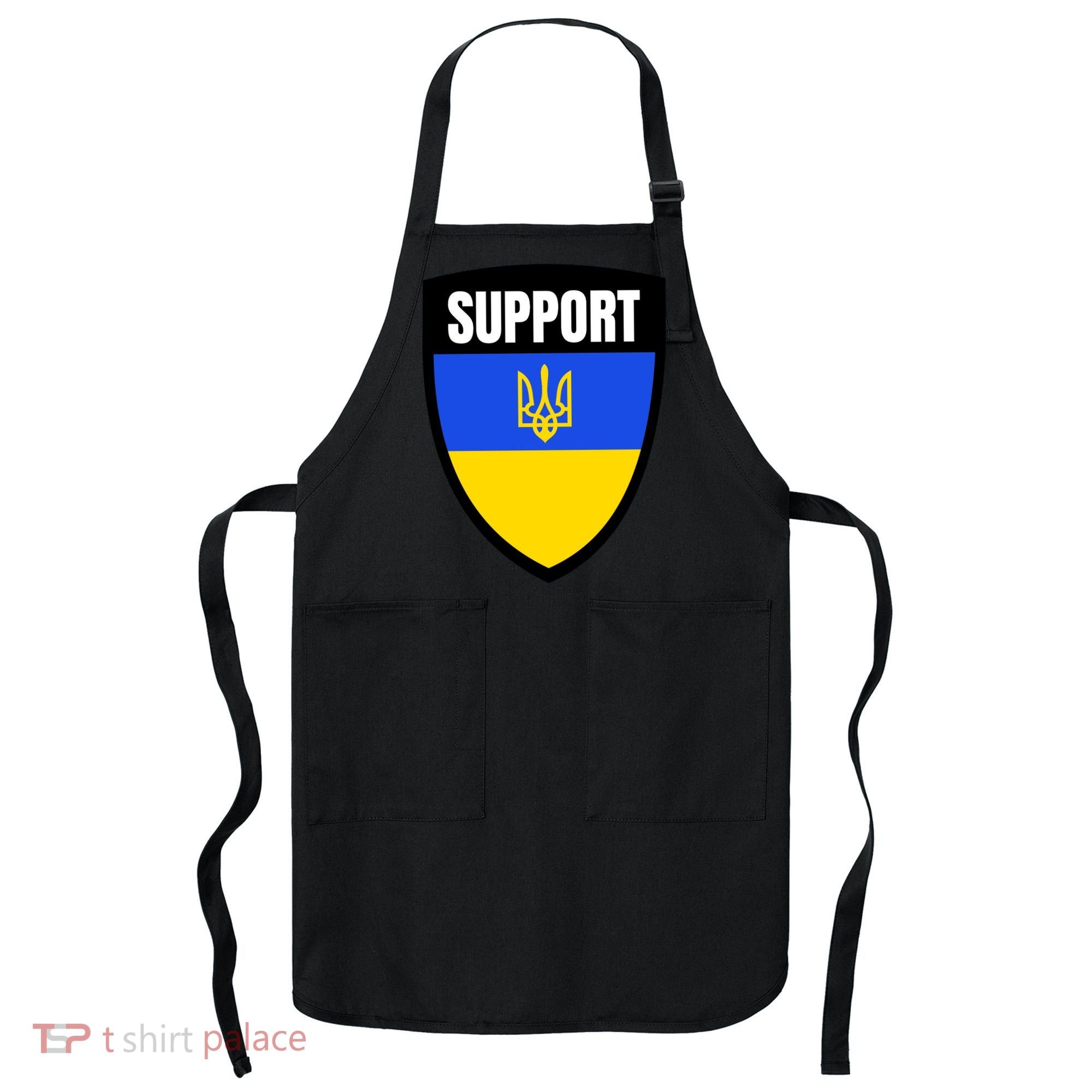 Tatical Support Ukrainian Flag Shield I Stand With Ukraine Military Apron