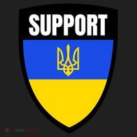 Tatical Support Ukrainian Flag Shield I Stand With Ukraine Military Tumbler thumb 3