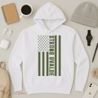 Texas Strong Uvalde United States Flag Hoodie thumb 3
