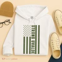 Texas Strong Uvalde United States Flag Hoodie thumb 4