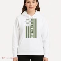 Texas Strong Uvalde United States Flag Hoodie thumb 5