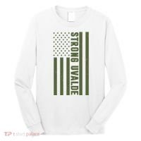 Texas Strong Uvalde United States Flag Long Sleeve Shirt thumb 0