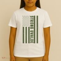 Texas Strong Uvalde United States Flag T-Shirt thumb 4