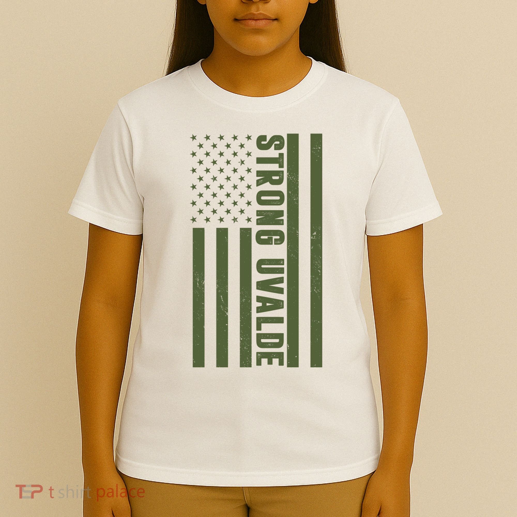 Texas Strong Uvalde United States Flag T-Shirt