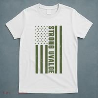 Texas Strong Uvalde United States Flag T-Shirt thumb 5