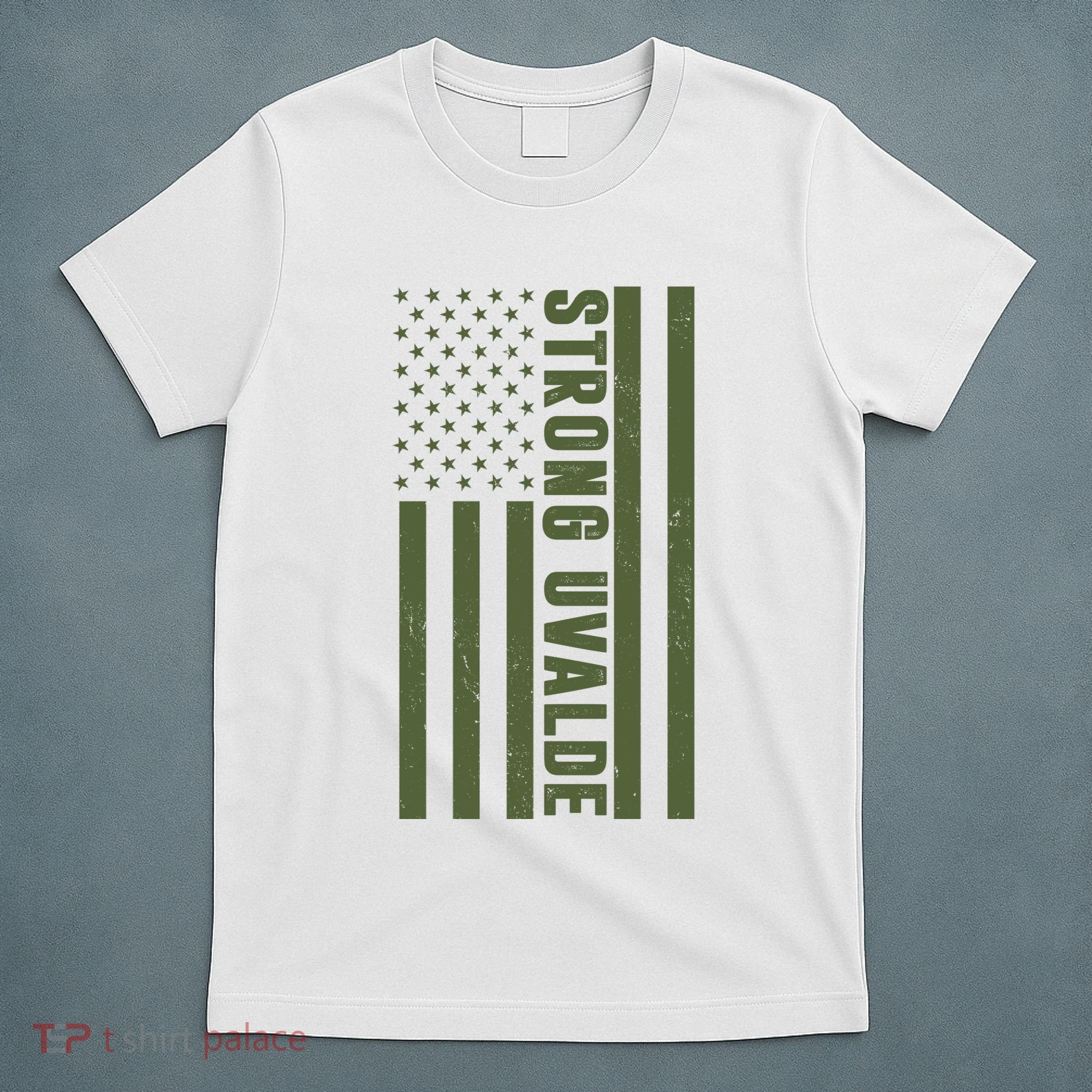 Texas Strong Uvalde United States Flag T-Shirt