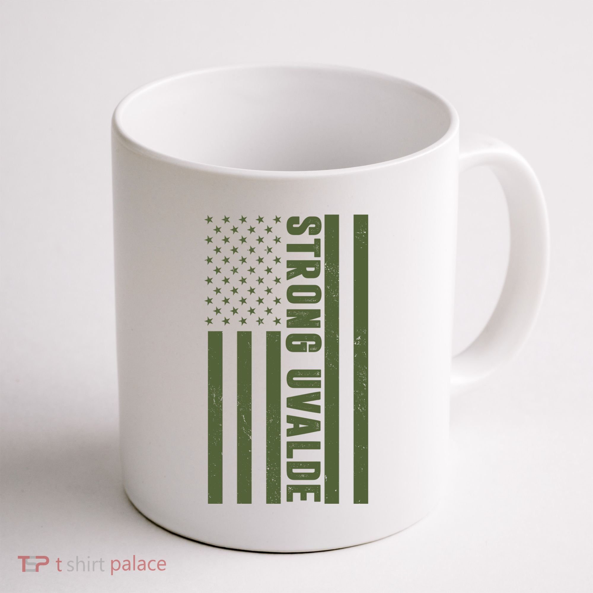 Texas Strong Uvalde United States Flag Coffee Mug