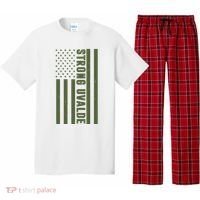Texas Strong Uvalde United States Flag Pajama Set thumb 0