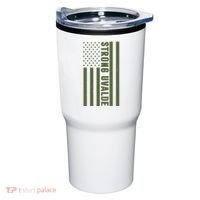 Texas Strong Uvalde United States Flag Tumbler thumb 0