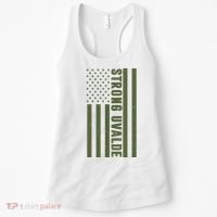 Texas Strong Uvalde United States Flag Women's Tank Top thumb 0