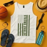 Texas Strong Uvalde United States Flag Tank Top thumb 4