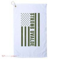 Texas Strong Uvalde United States Flag Golf Towel thumb 0