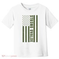 Texas Strong Uvalde United States Flag Toddler T-Shirt thumb 0