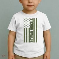Texas Strong Uvalde United States Flag Toddler T-Shirt thumb 2