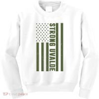 Texas Strong Uvalde United States Flag Kids Sweatshirt thumb 0