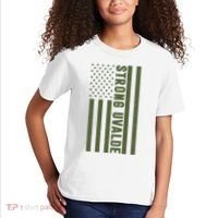 Texas Strong Uvalde United States Flag Kids T-Shirt thumb 2