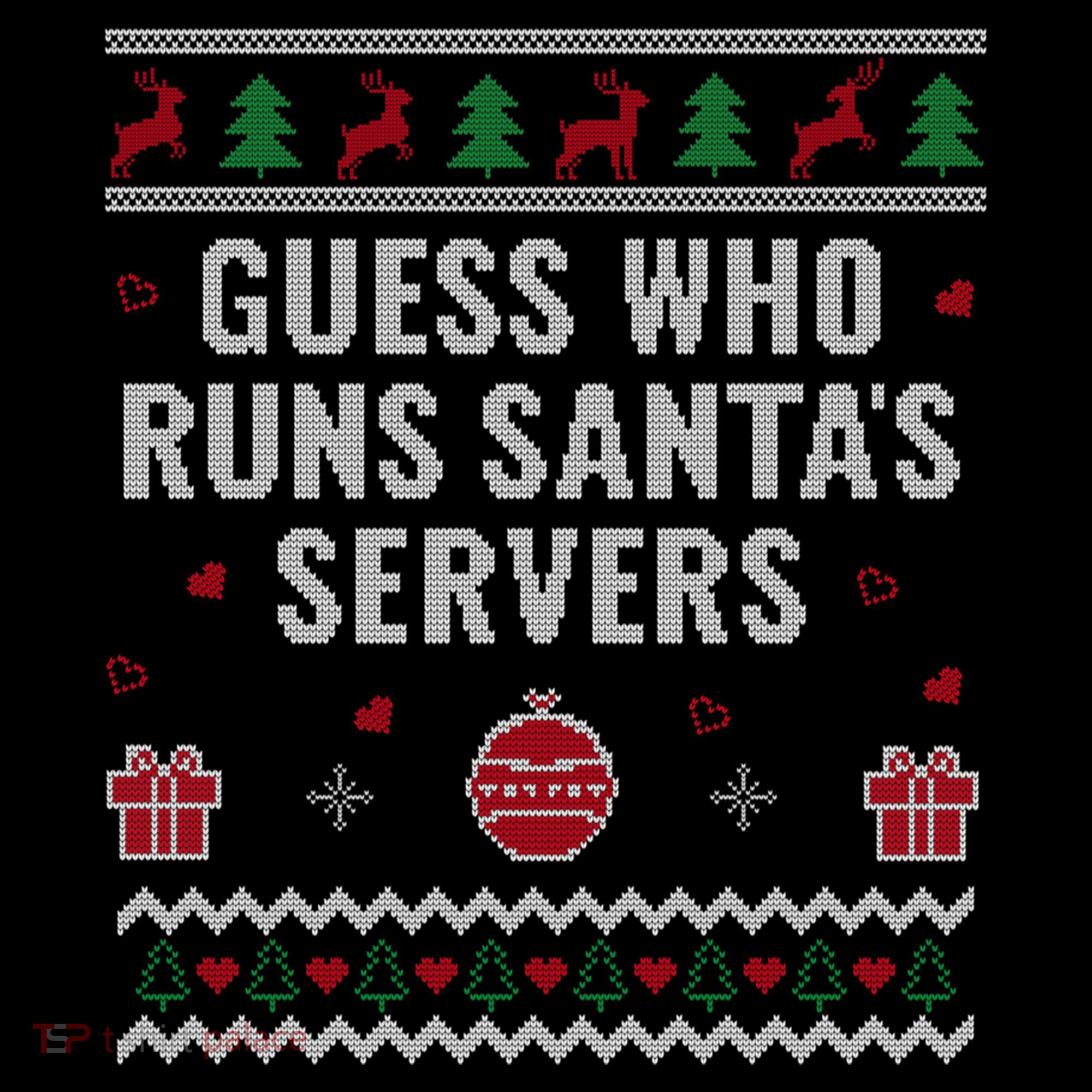 Tech Support Ugly Christmas Funny Computer It Nerd Xmas Cool Gift USA-Made Doggie Bandana