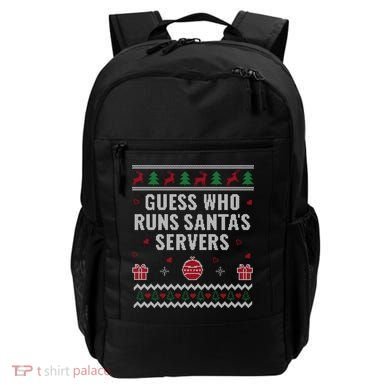 Tech Support Ugly Christmas Funny Computer It Nerd Xmas Cool Gift Backpack