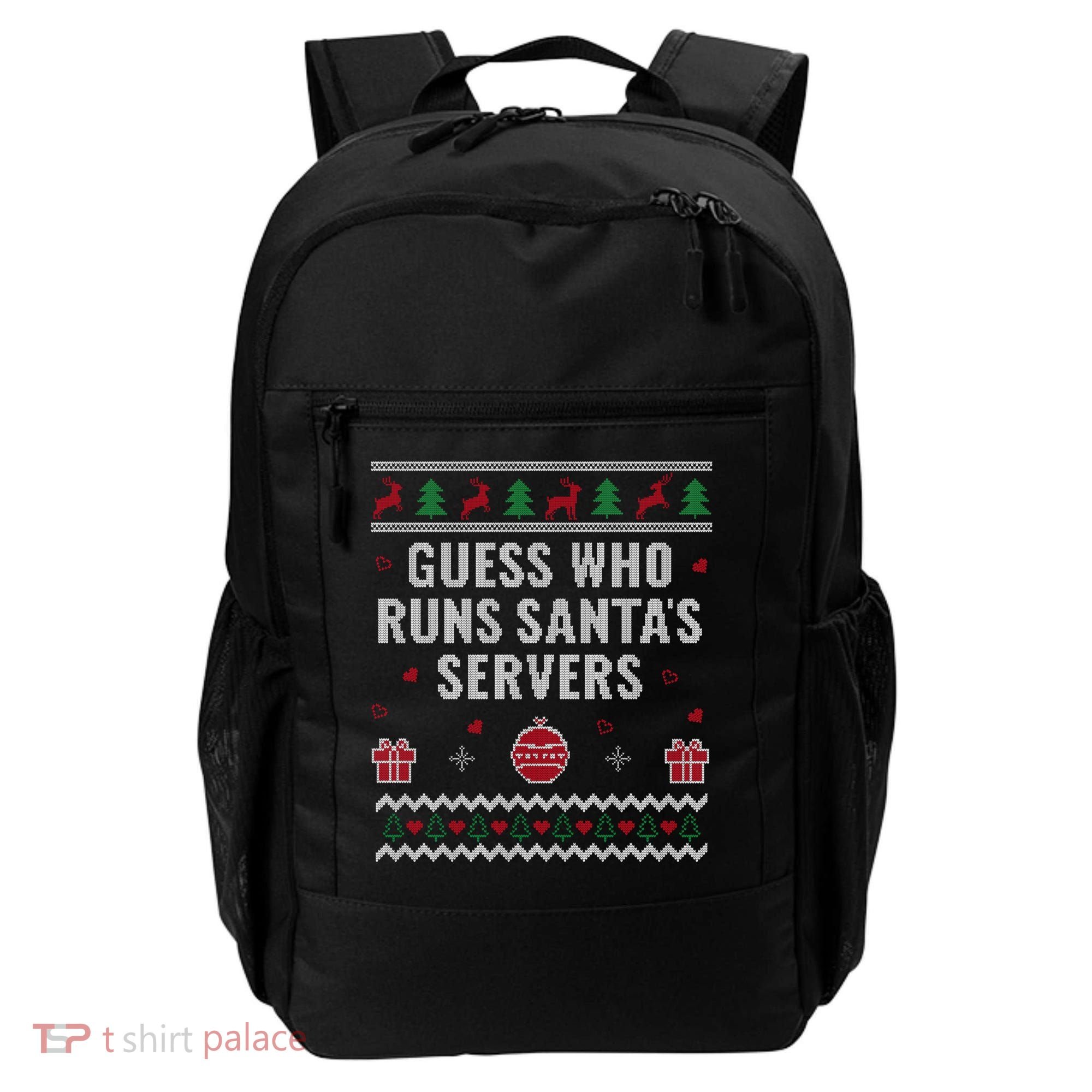 Tech Support Ugly Christmas Funny Computer It Nerd Xmas Cool Gift Backpack