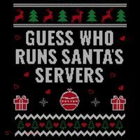 Tech Support Ugly Christmas Funny Computer It Nerd Xmas Cool Gift Women's Hoodie thumb 2