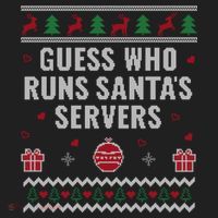 Tech Support Ugly Christmas Funny Computer It Nerd Xmas Cool Gift Golf Towel thumb 3