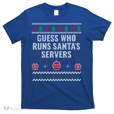 Tech Support Ugly Christmas Funny Computer It Nerd Xmas Cool Gift T-Shirt