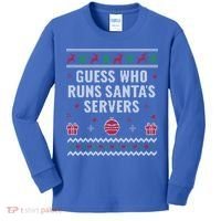 Tech Support Ugly Christmas Funny Computer It Nerd Xmas Cool Gift Kids Long Sleeve Shirt thumb 0
