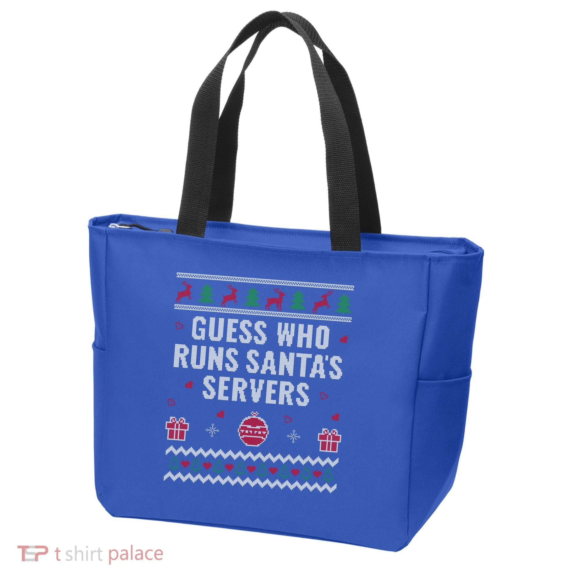 Tech Support Ugly Christmas Funny Computer It Nerd Xmas Cool Gift Tote Bag