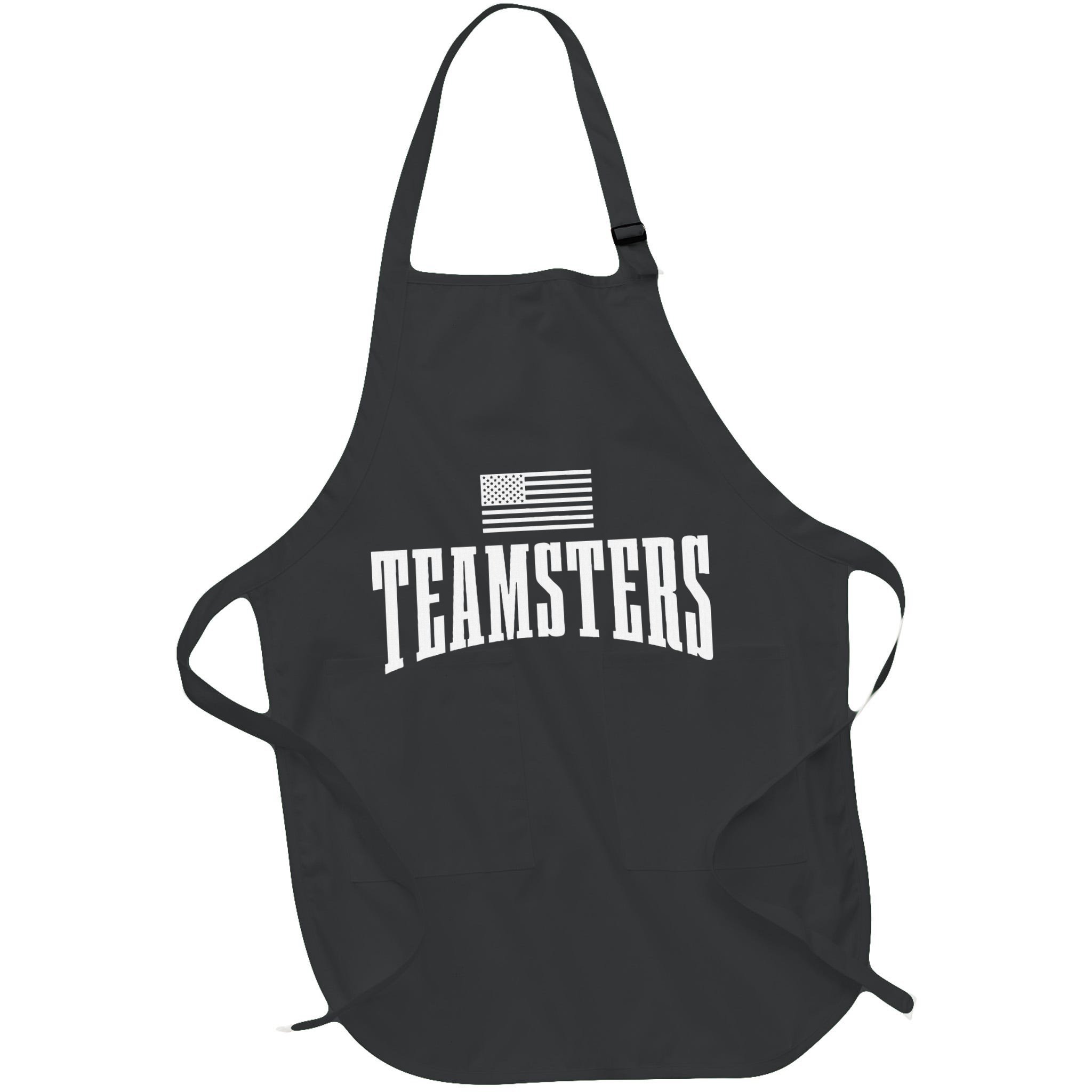 Teamsters Solidarity Union Worker Labor Protest Usa Flag Apron