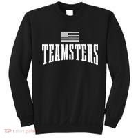 Teamsters Solidarity Union Worker Labor Protest Usa Flag Sweatshirt thumb 0