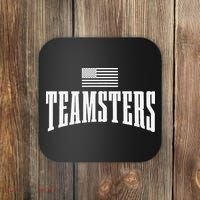 Teamsters Solidarity Union Worker Labor Protest Usa Flag Coaster thumb 0