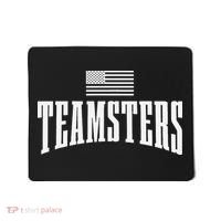 Teamsters Solidarity Union Worker Labor Protest Usa Flag Mousepad thumb 0