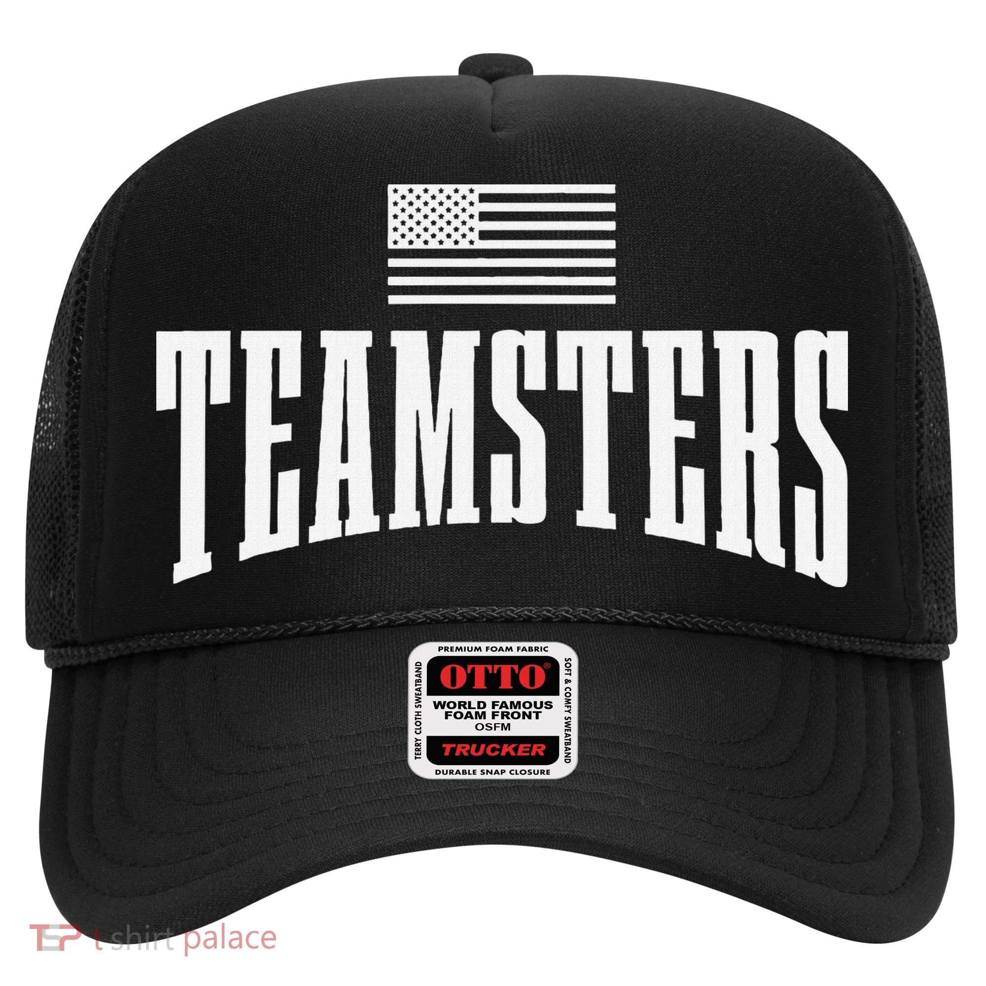Teamsters Solidarity Union Worker Labor Protest Usa Flag Hat