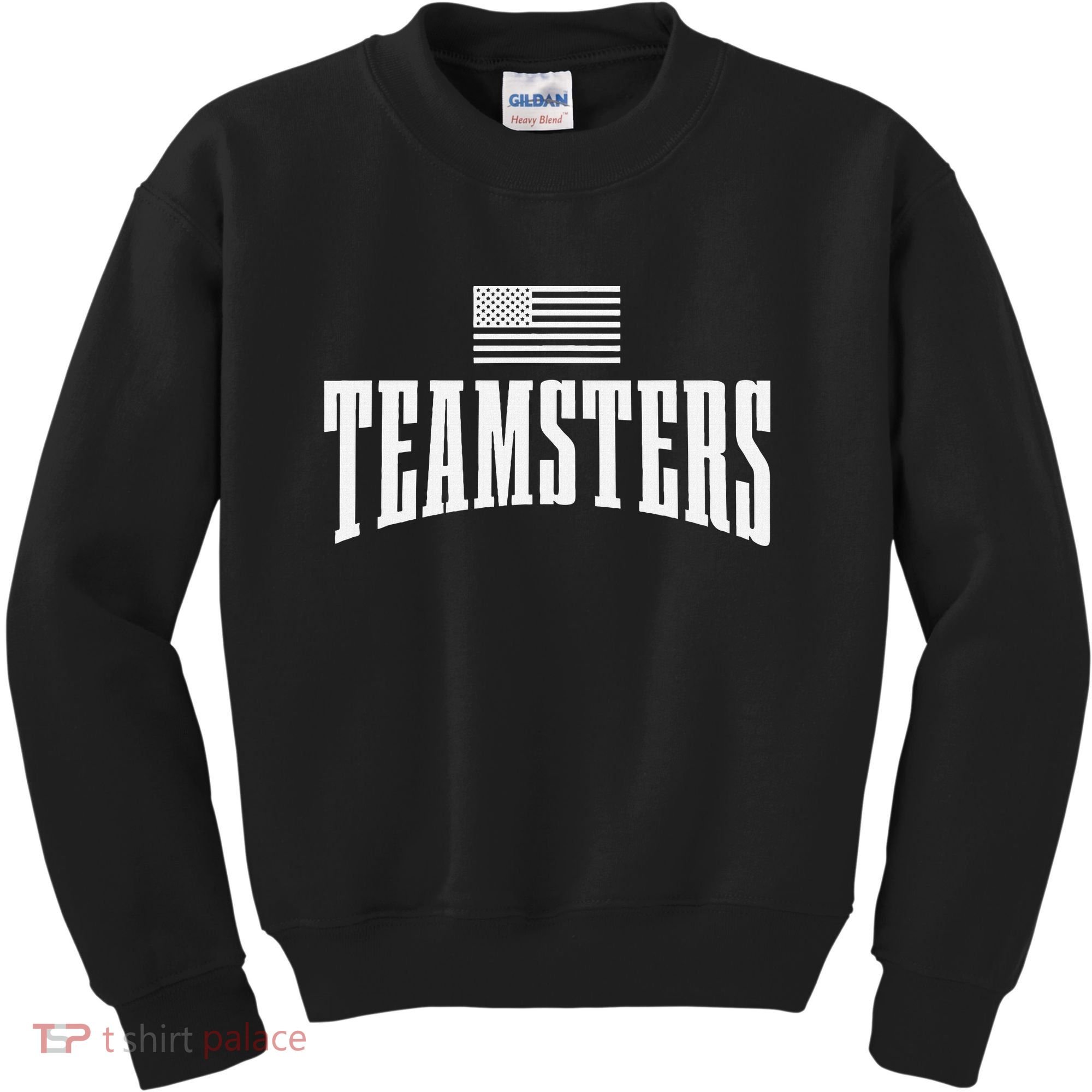 Teamsters Solidarity Union Worker Labor Protest Usa Flag Kids Sweatshirt