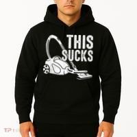 This Sucks Vacuum Funny Vacuuming Meme Hoodie thumb 2