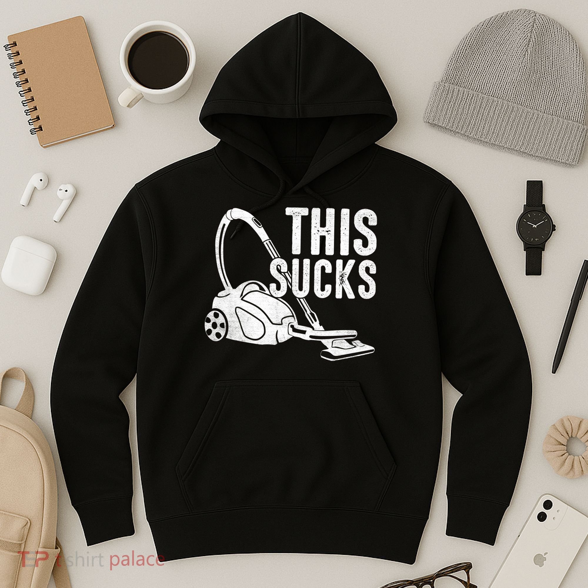 This Sucks Vacuum Funny Vacuuming Meme Hoodie